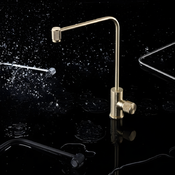 ROTA / Knurled Brass Water Filter Faucet