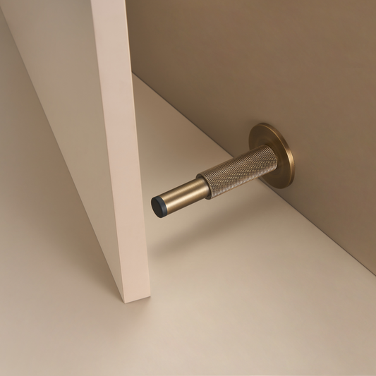 MOGLE / Knurled Brass Door Stop