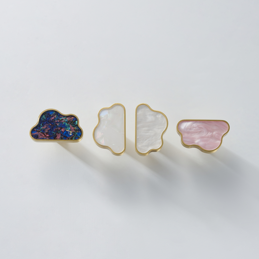 ONYX CLOUD / Pomello in ottone massiccio