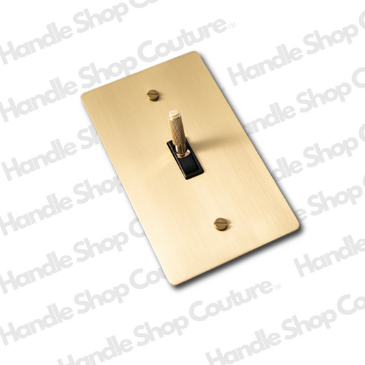 KLAS / Brass Light Switch (1-Gang)