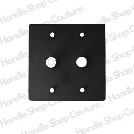 KLAS / Brass Rotary Dimmer Switch (2-Gang)