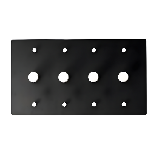 KLAS / Brass Rotary Dimmer Switch (4-Gang)