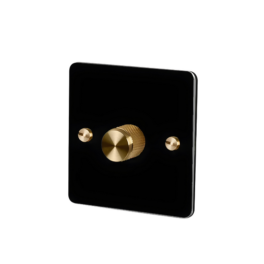 KOST / Brass Rotary Dimmer Switch (1-Gang)