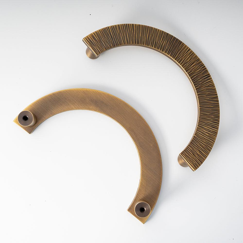ARTEM / SOLID BRASS SEMI CIRCLE HANDLES - Handle Shop Couture 