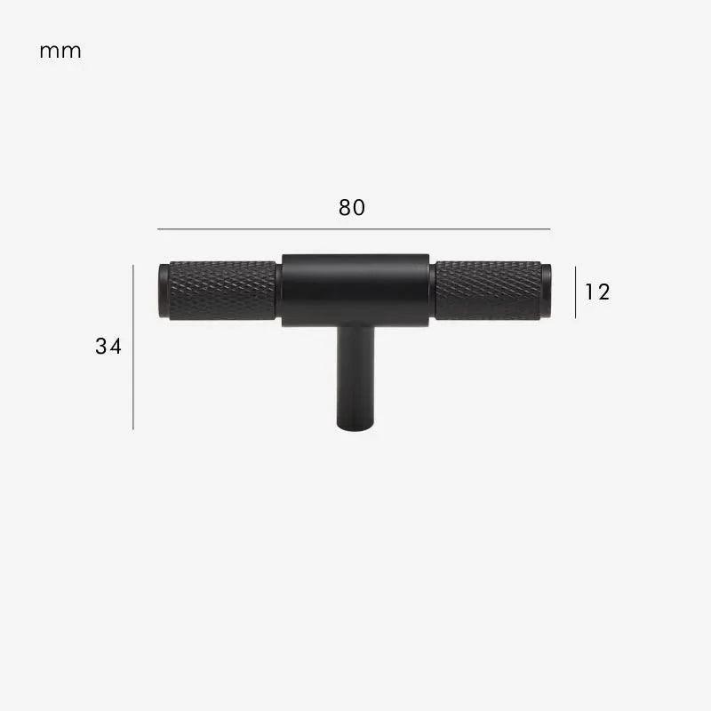 BOSPORUS / Solid Brass T-Pull - Handle Shop Couture 