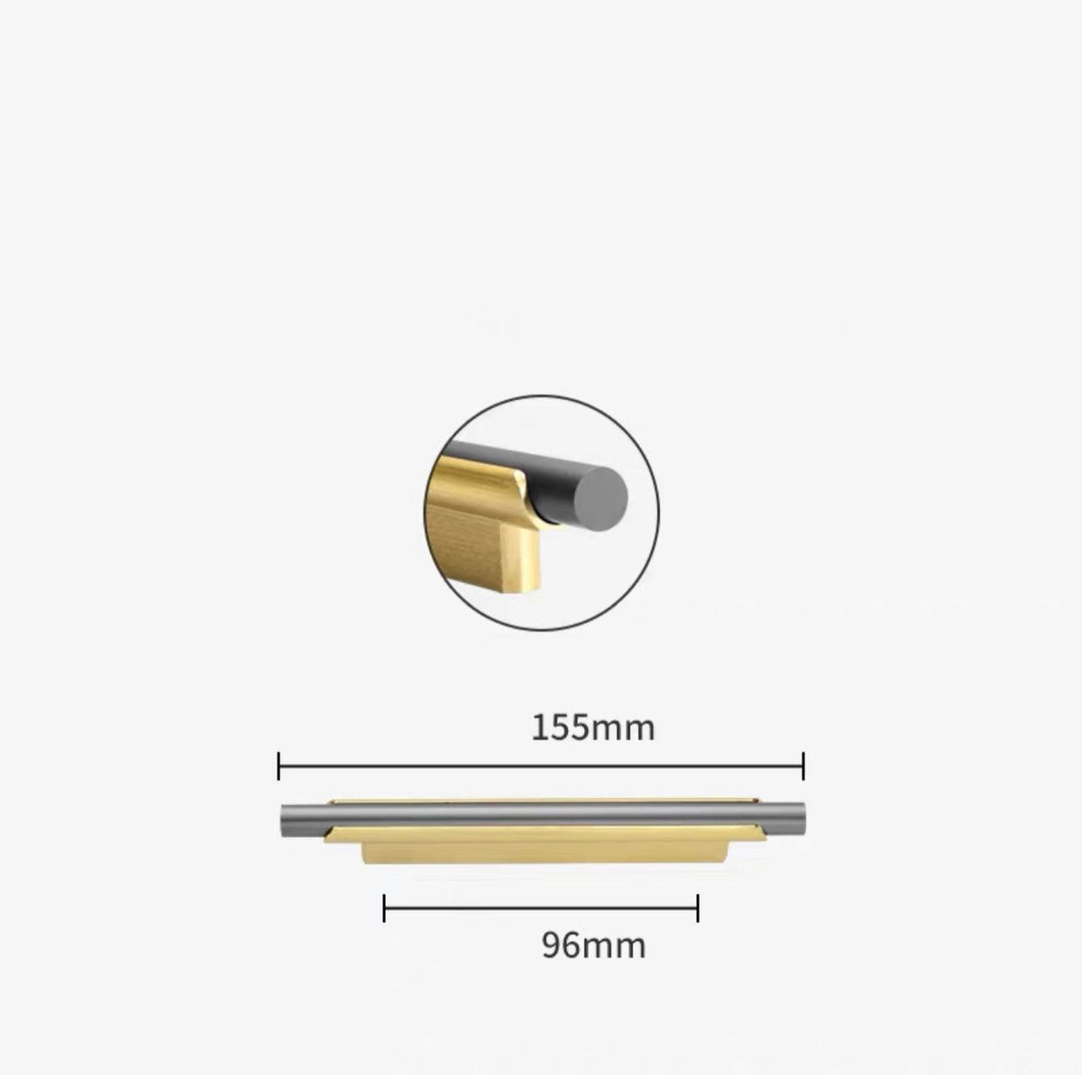 DEDRA / LONG PULL HANDLES / TWO-TONE - Handle Shop Couture 
