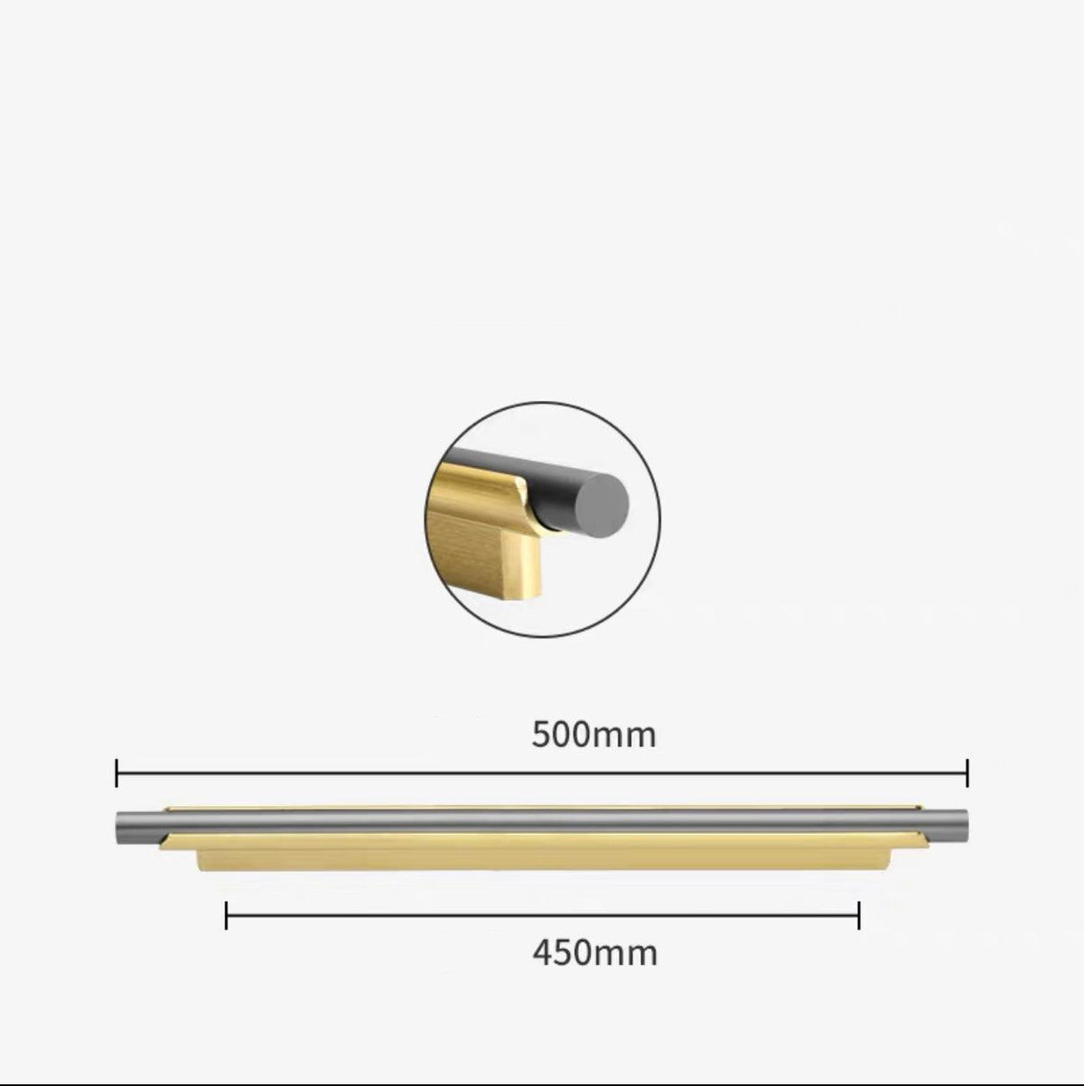 DEDRA / LONG PULL HANDLES / TWO-TONE - Handle Shop Couture 