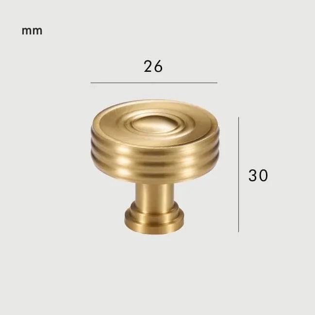 DRIFT / Solid Brass Knob - Handle Shop Couture 