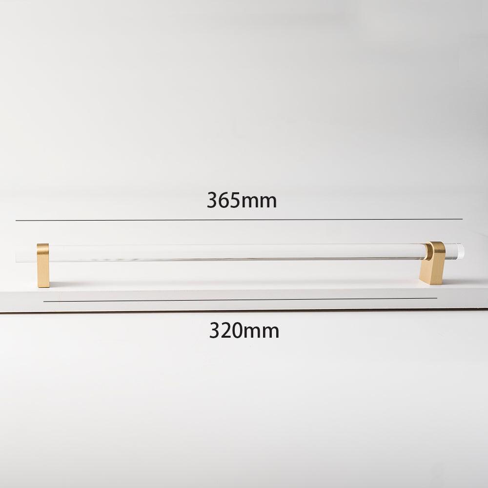 ELM / ACRYLIC & BRASS HANDLES - Handle Shop Couture 