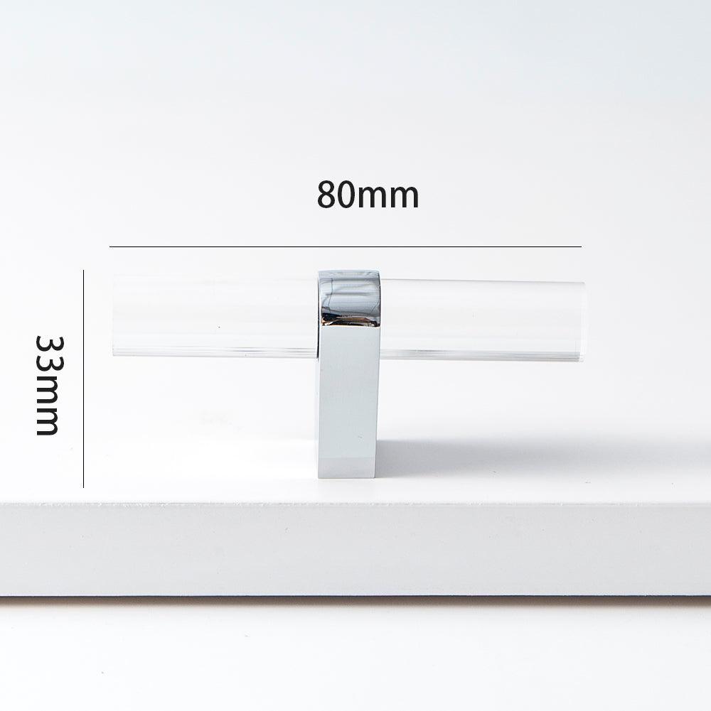 ELM / ACRYLIC & BRASS HANDLES - Handle Shop Couture 