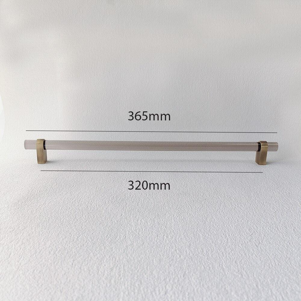 ELM / ACRYLIC & BRASS HANDLES - Handle Shop Couture 