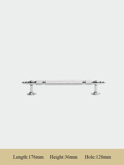 GUARDIA / SOLID BRASS HANDLES / LINEAR KNURL - Handle Shop Couture 