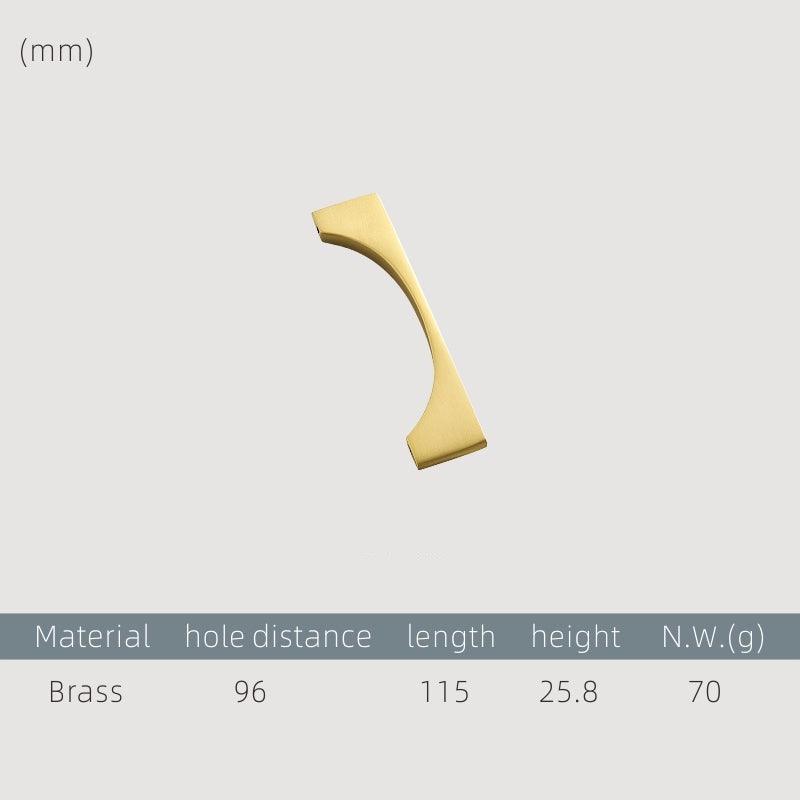 KALEM / SOLID BRASS HANDLES - Handle Shop Couture 