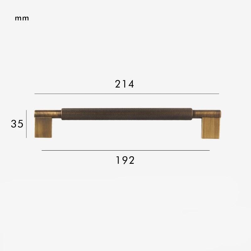 LACIE / Solid Brass Knurled Handles - Handle Shop Couture 
