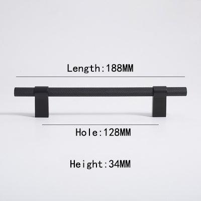 MEER / SOLID BRASS HANDLES / KNURLED - Handle Shop Couture 