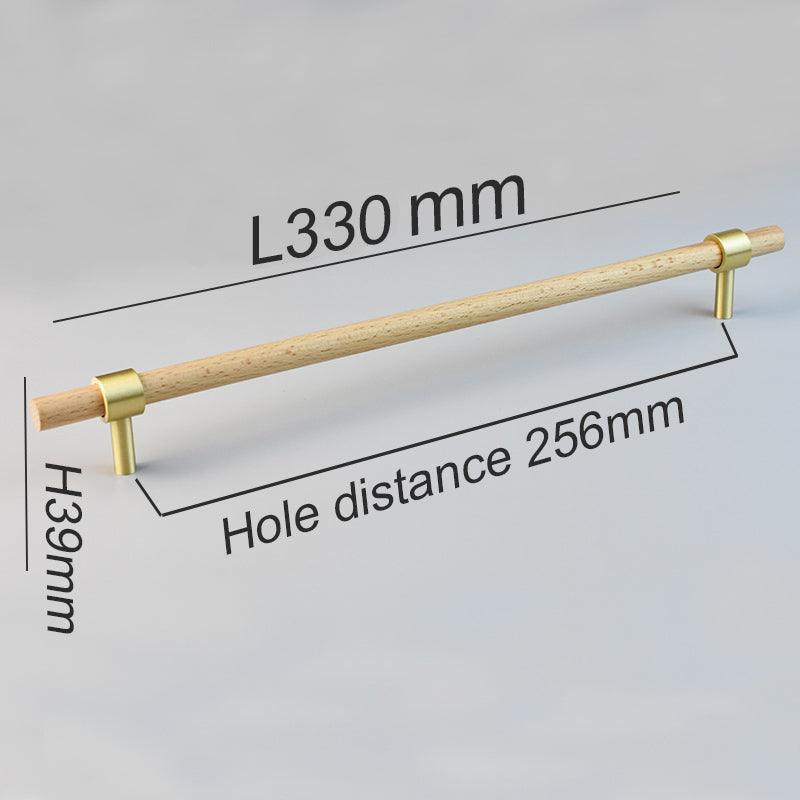 MENELAOS / Walnut & Solid Brass Handles - Handle Shop Couture 