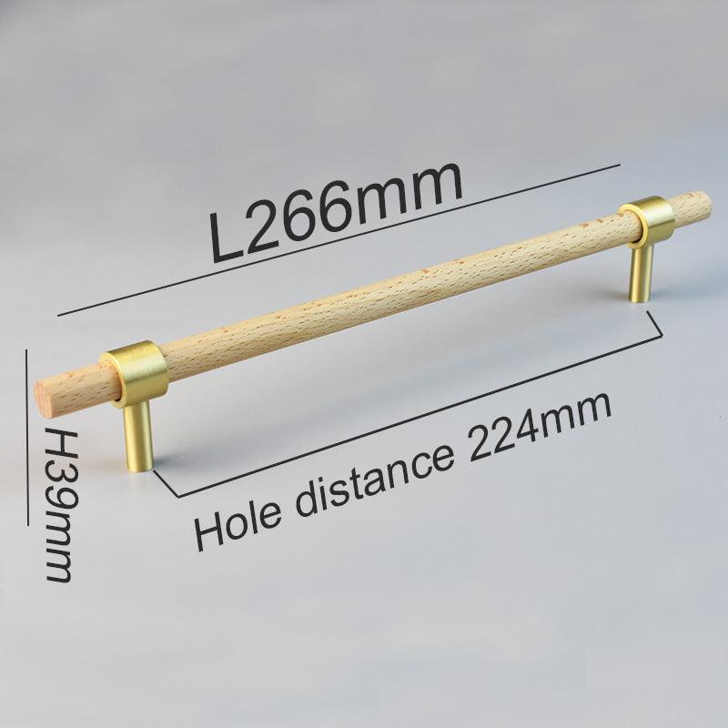 MENELAOS / Walnut & Solid Brass Handles - Handle Shop Couture 