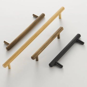 TEMPI / Solid Brass Knurled Handles