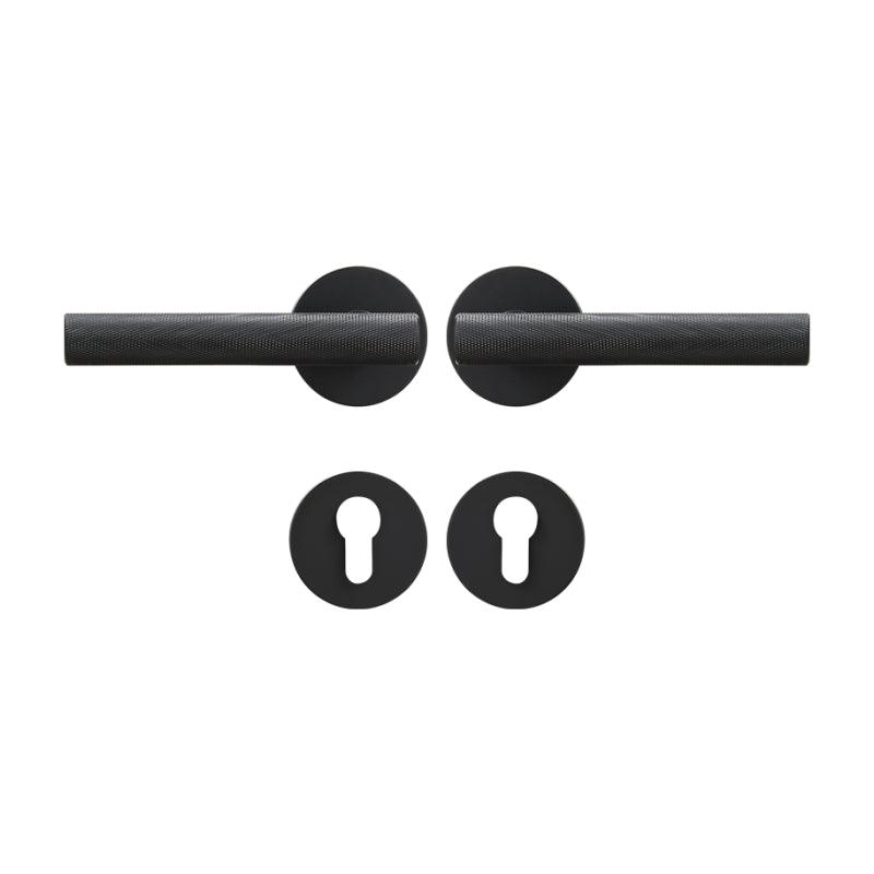 PORTA / KNURLED BRASS / DOOR HANDLES - Handle Shop Couture 
