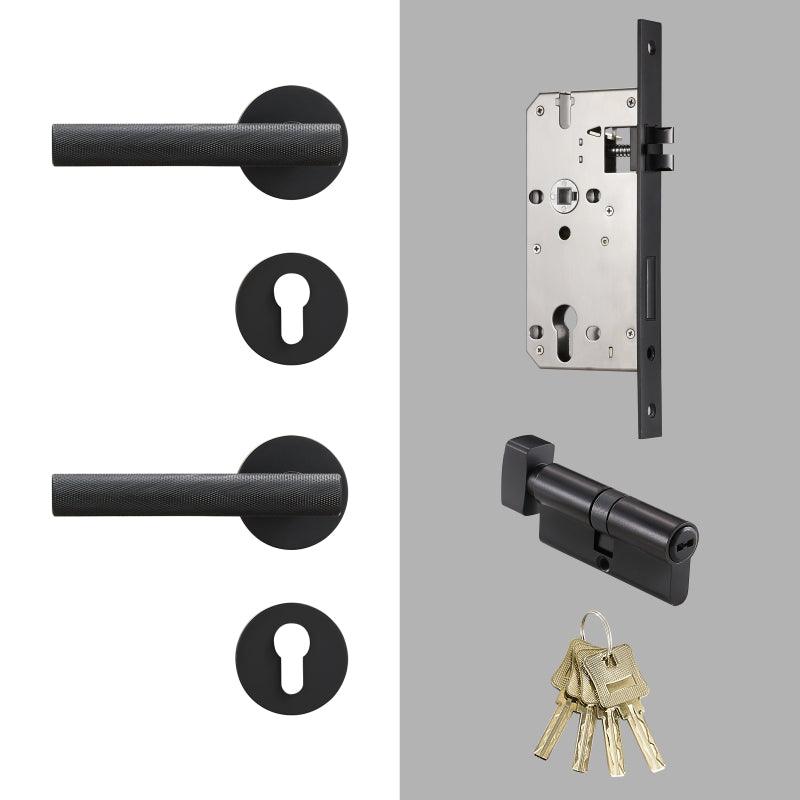 PORTA / KNURLED BRASS / DOOR HANDLES - Handle Shop Couture 