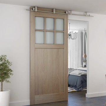 XIOS / Sliding Barn Door Hardware Kit Mechanism - Handle Shop Couture 