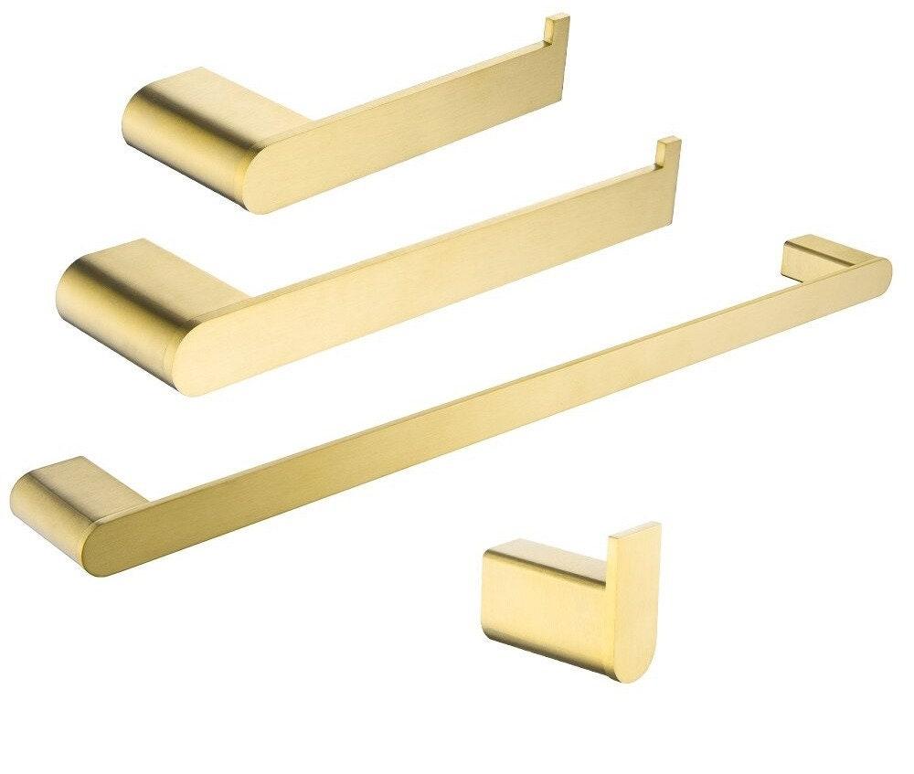 ALTER / BATHROOM HARDWARE SET / BRUSHED GOLD - Handle Shop Couture 