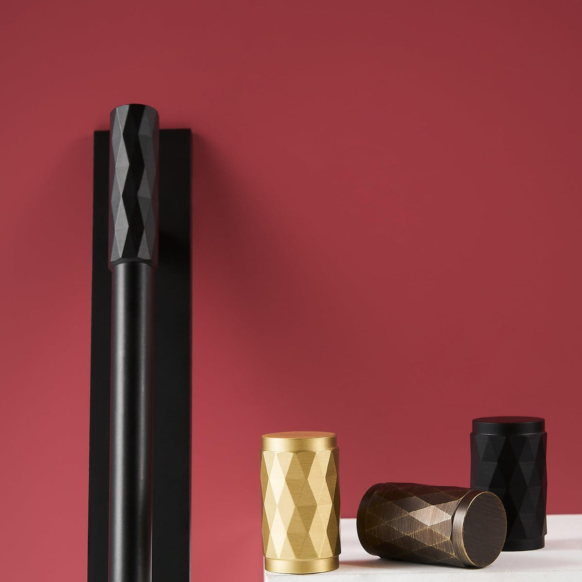 DIAMANTE / SOLID BRASS HANDLES / BACKPLATE - Handle Shop Couture 