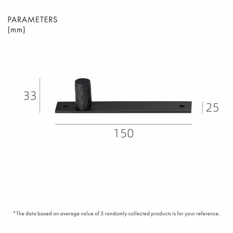 DIAMANTE / SOLID BRASS HANDLES / BACKPLATE - Handle Shop Couture 