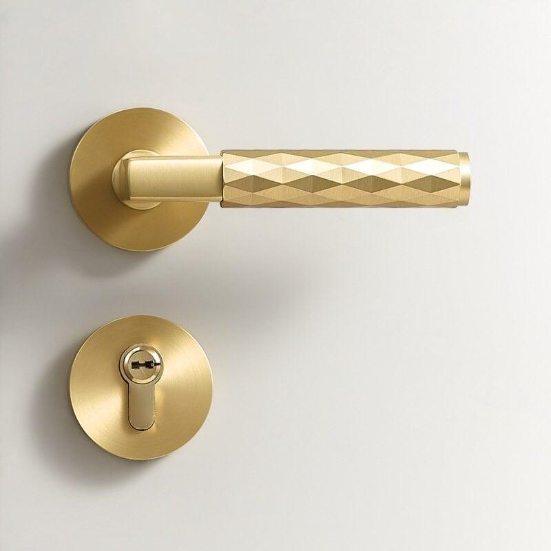 DIMANTE / SOLID BRASS / DOOR HANDLES - Handle Shop Couture 