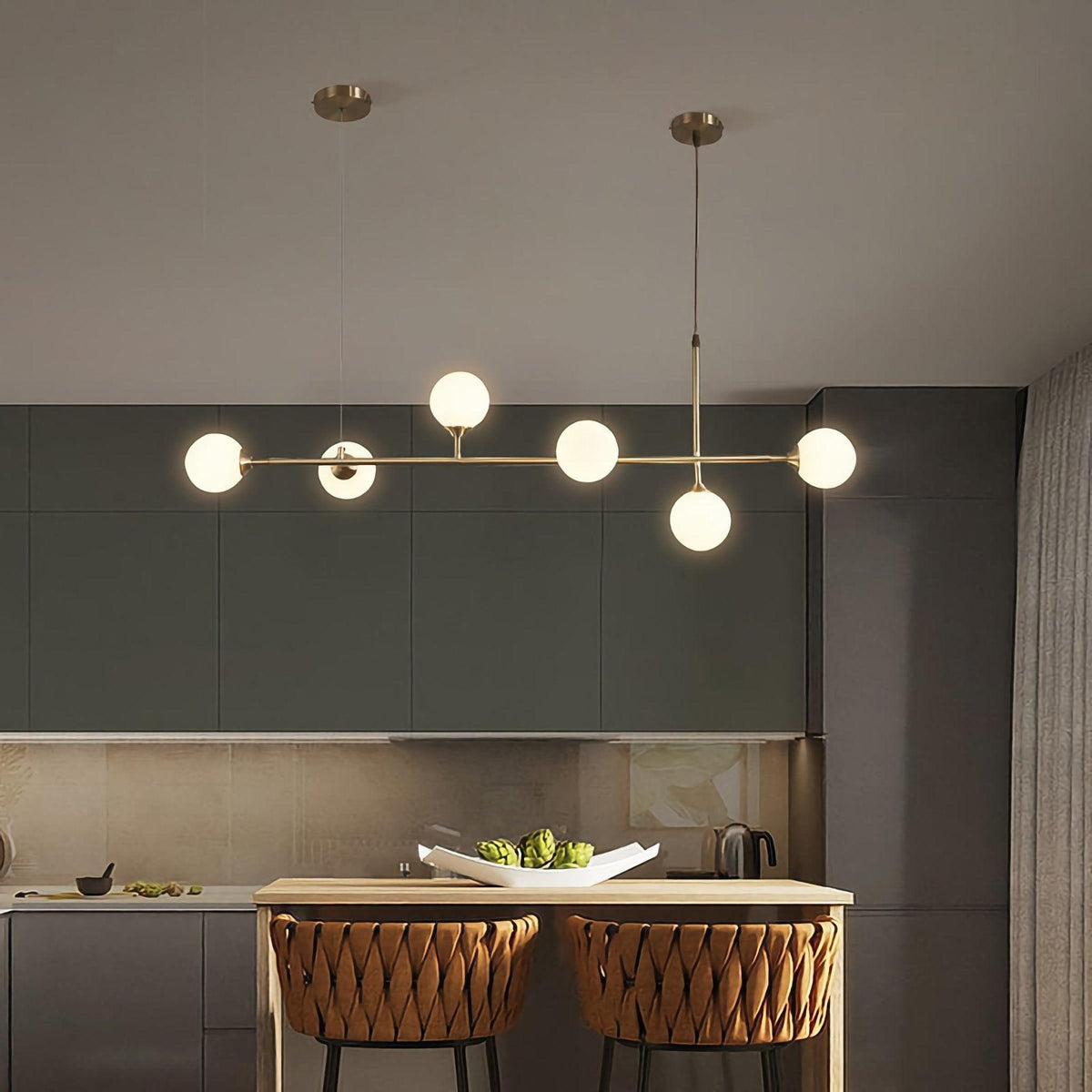 FOS / Brass Chandelier - Handle Shop Couture 