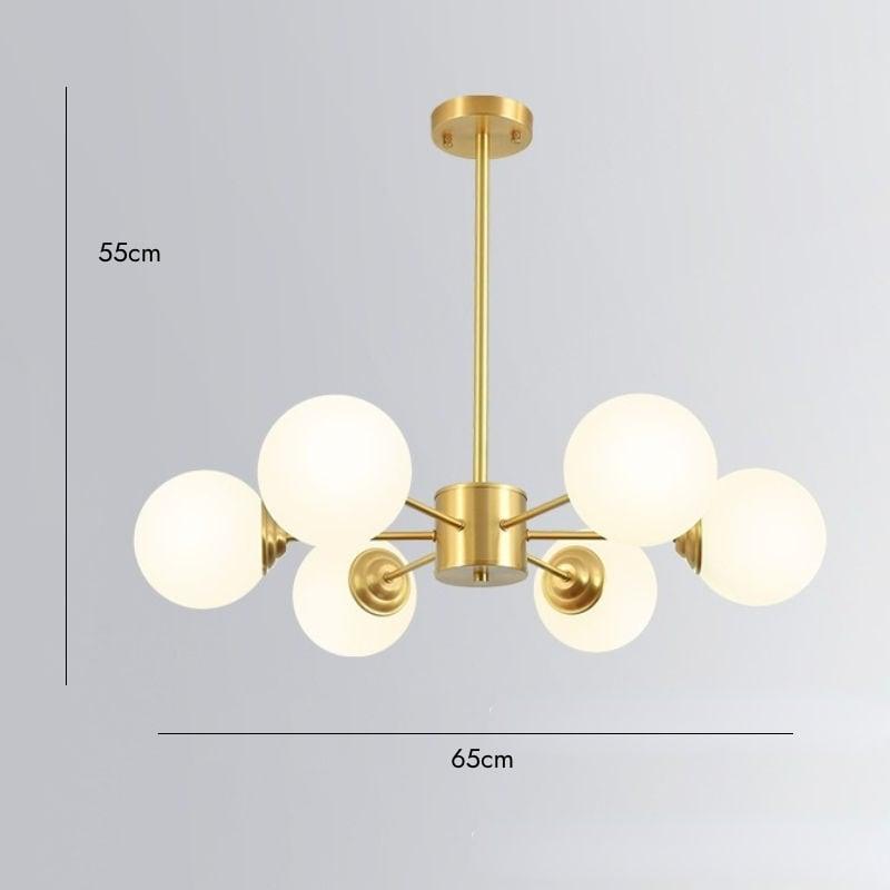 IBERO / Brass Chandelier - Handle Shop Couture 