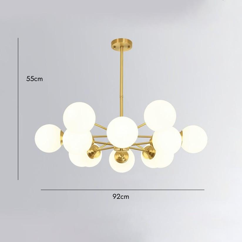 IBERO / Brass Chandelier - Handle Shop Couture 
