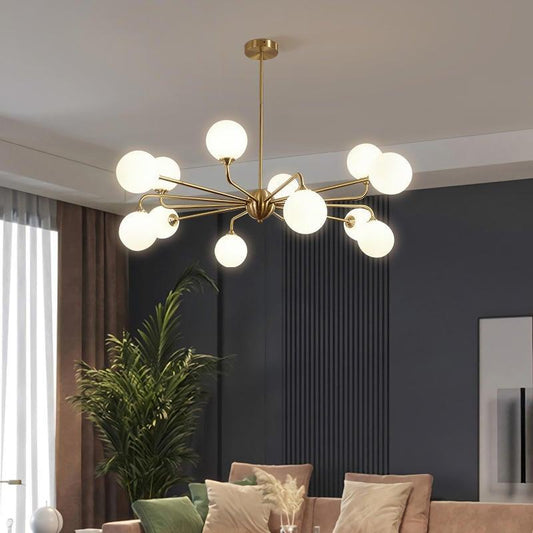 KATO / Brass Chandelier - Handle Shop Couture 