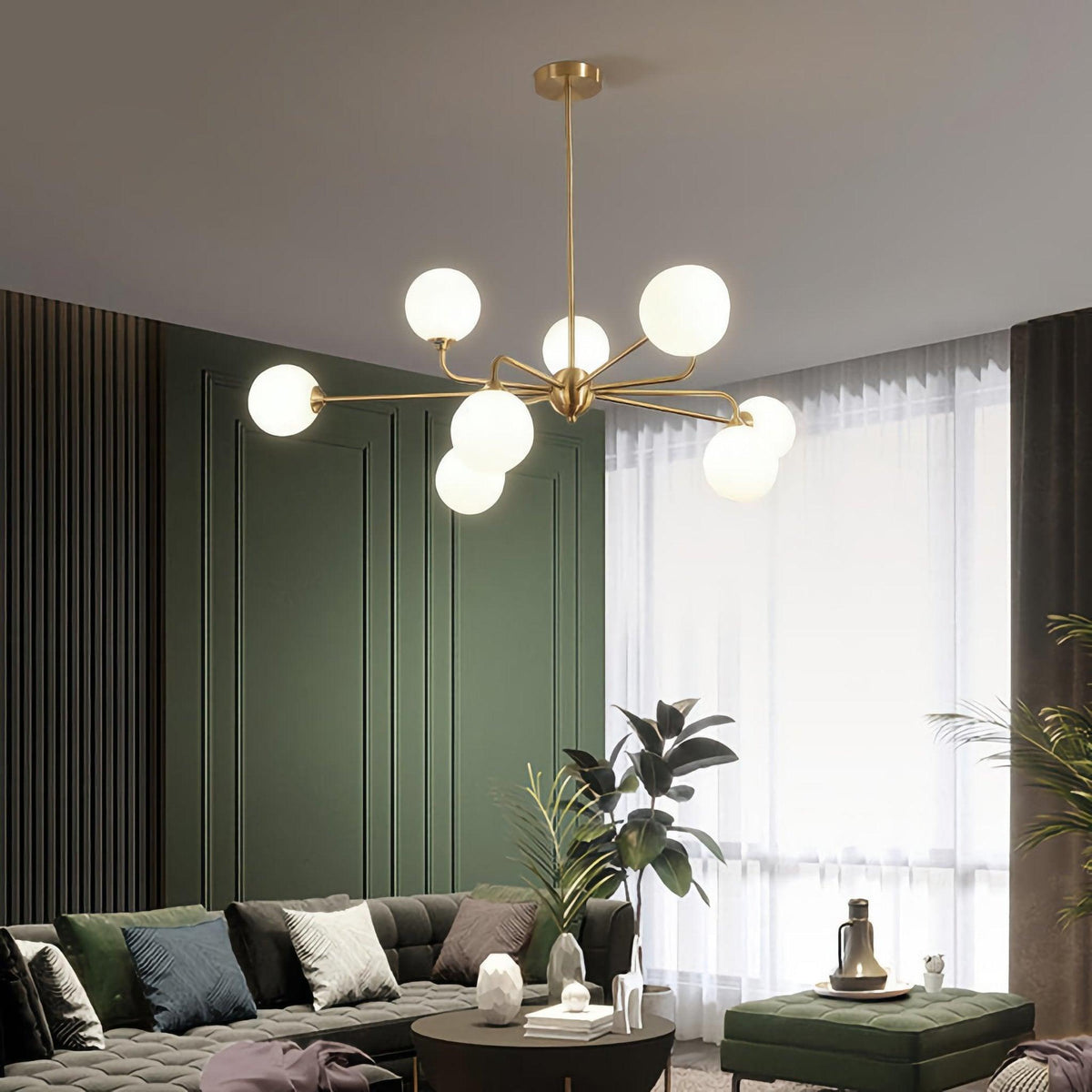 KATO / Brass Chandelier - Handle Shop Couture 