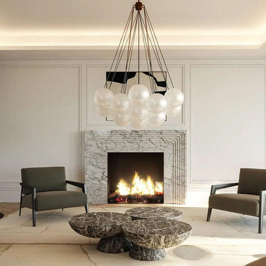 KUKLAH / Brass Chandelier - Handle Shop Couture 