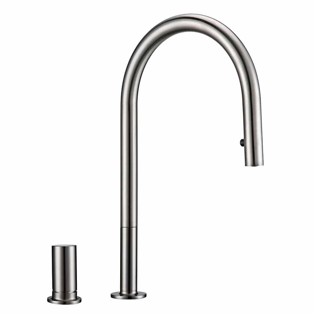 Maroussi / Single Lever Swivel Kitchen Mixer Tap - Handle Shop Couture 