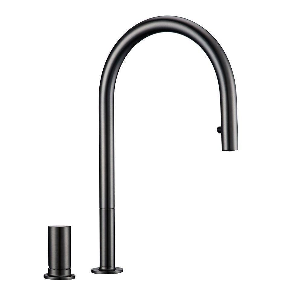 Maroussi / Single Lever Swivel Kitchen Mixer Tap - Handle Shop Couture 