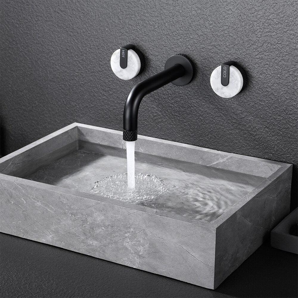 NIKO / Wall-Mounted Bathroom Faucet - Handle Shop Couture 