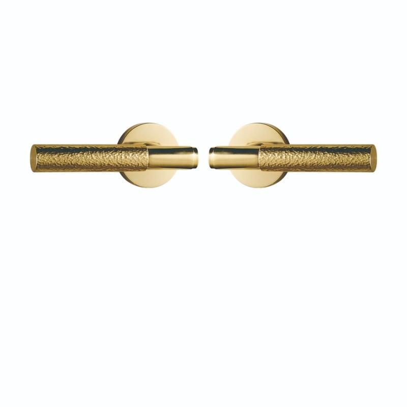 PARO / HAMMERED BRASS / DOOR HANDLES - Handle Shop Couture 