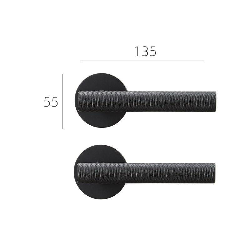 PORTA / KNURLED BRASS / DOOR HANDLES - Handle Shop Couture 