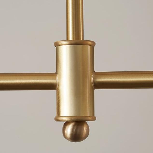 PRISMATICA / Brass Chandelier - Handle Shop Couture 