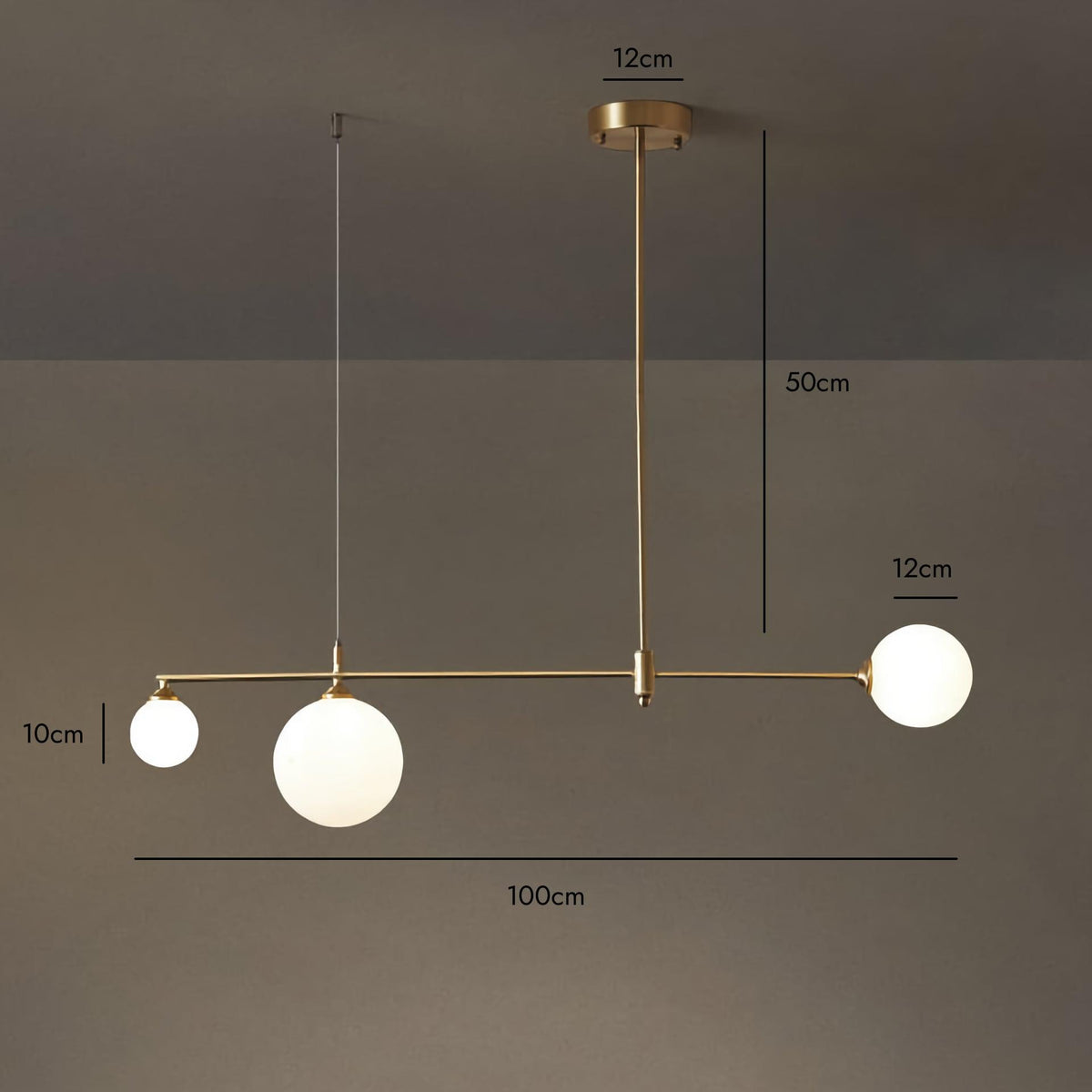 PRISMATICA / Brass Chandelier - Handle Shop Couture 