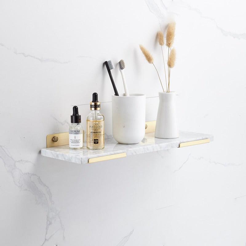 RAFI / MARBLE & BRASS SHELF - Handle Shop Couture 