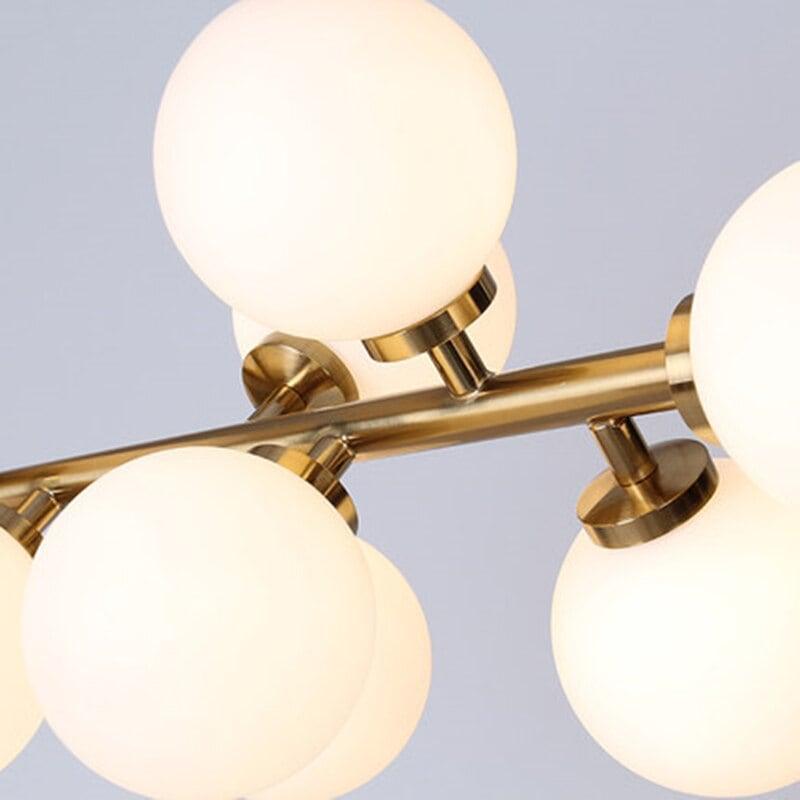 STROMA / Frosted Glass Chandelier - Handle Shop Couture 