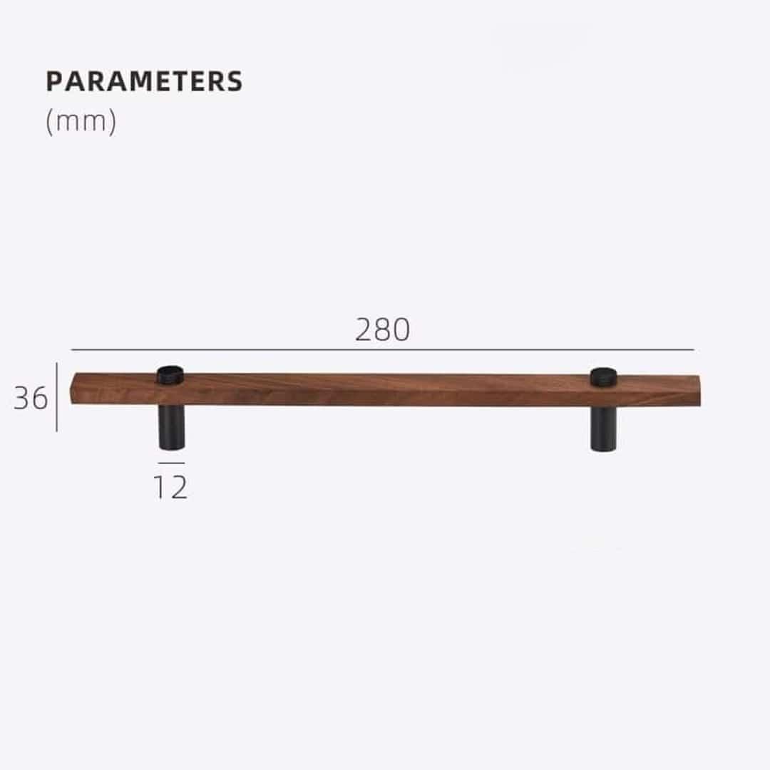 TAHTA / Walnut & Brass Handles - Handle Shop Couture 
