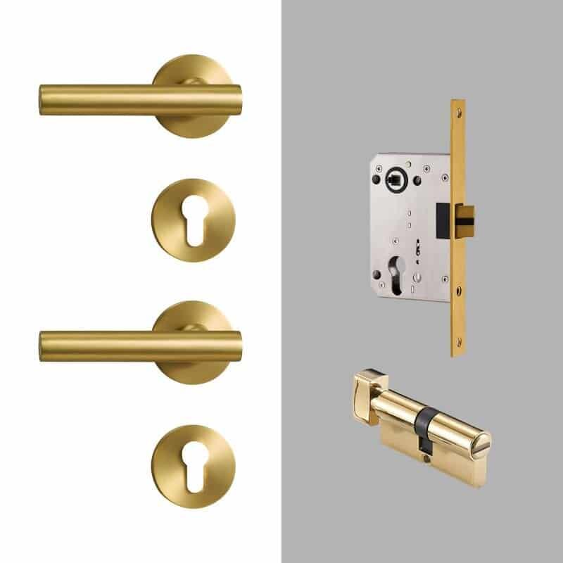 TONNI / SOLID BRASS / DOOR HANDLES - Handle Shop Couture 