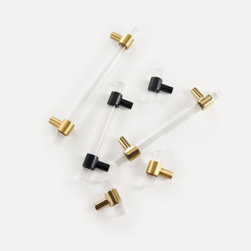 VITRE / ACRYLIC & BRASS HANDLES - Handle Shop Couture 