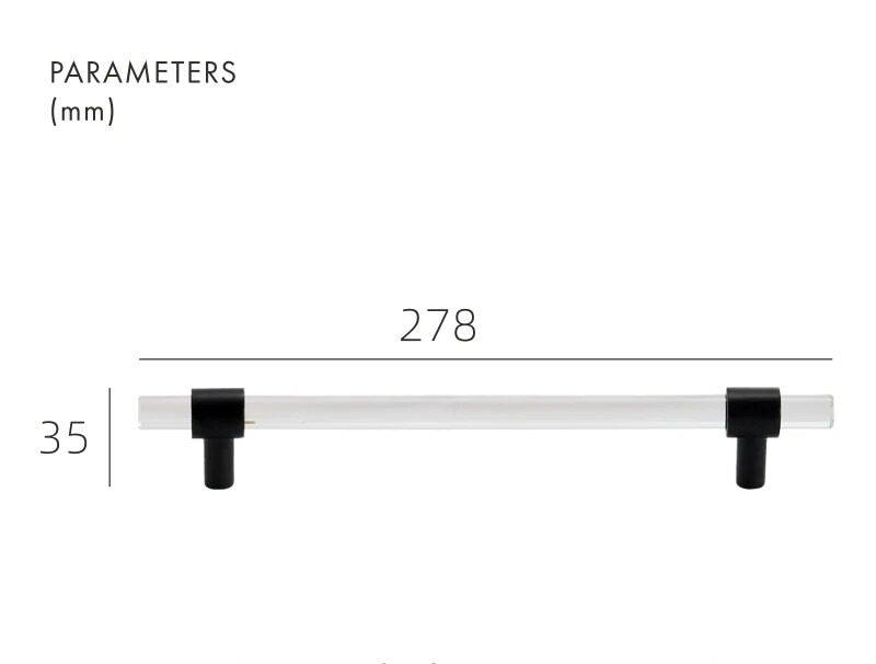 VITRE / ACRYLIC & BRASS HANDLES - Handle Shop Couture 