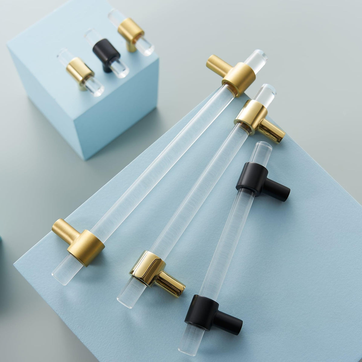 VITRE / ACRYLIC & BRASS HANDLES - Handle Shop Couture 