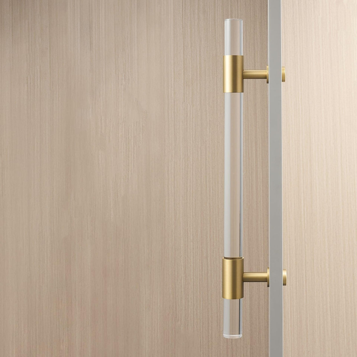 VITRE / PULL DOOR HANDLE / ACRYLIC BRASS - Handle Shop Couture 